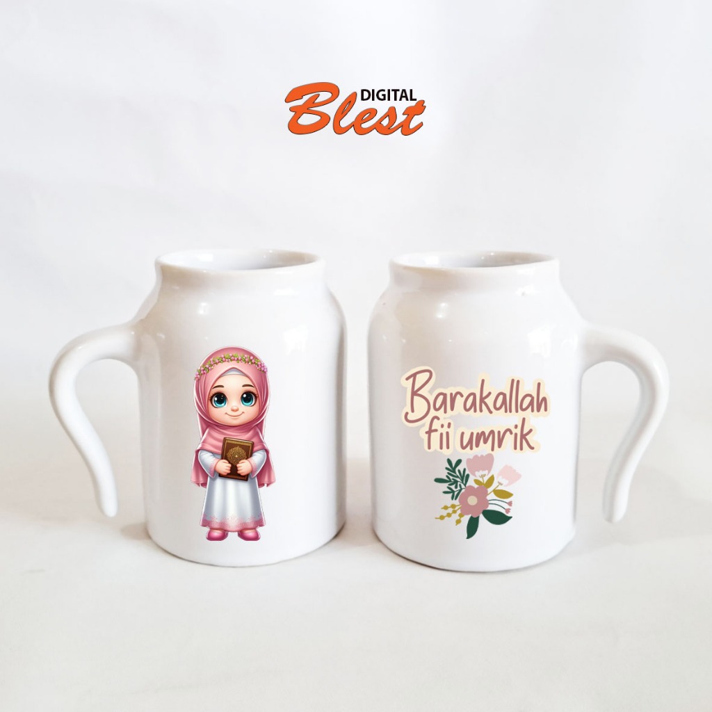 mug guci gambar custom -mug souvenir - mug kado