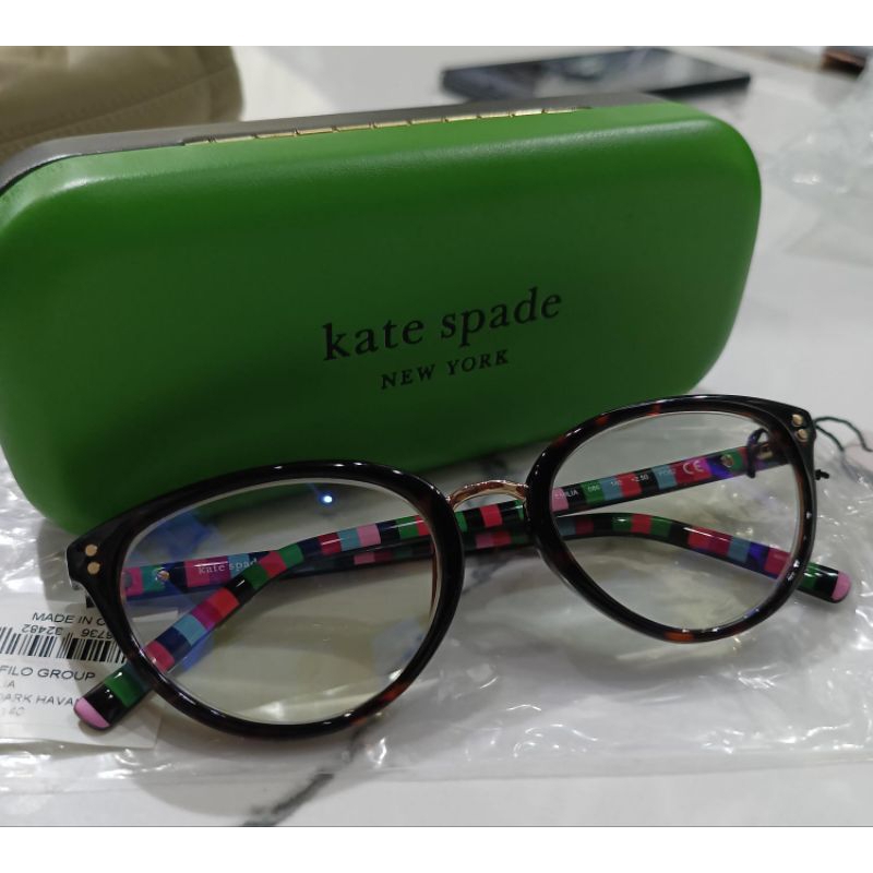 KACAMATA BACA KATE SPADE EMILIA DARK HAVANA +2.50