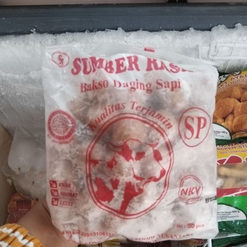 

bakso daging sumber rasa 50 butir