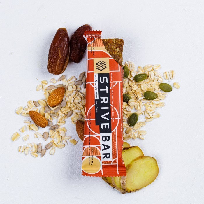 

STRIVE Energy Bar 40g Cemilan Sehat Tenaga Lari Sepeda Olahraga - JAHE