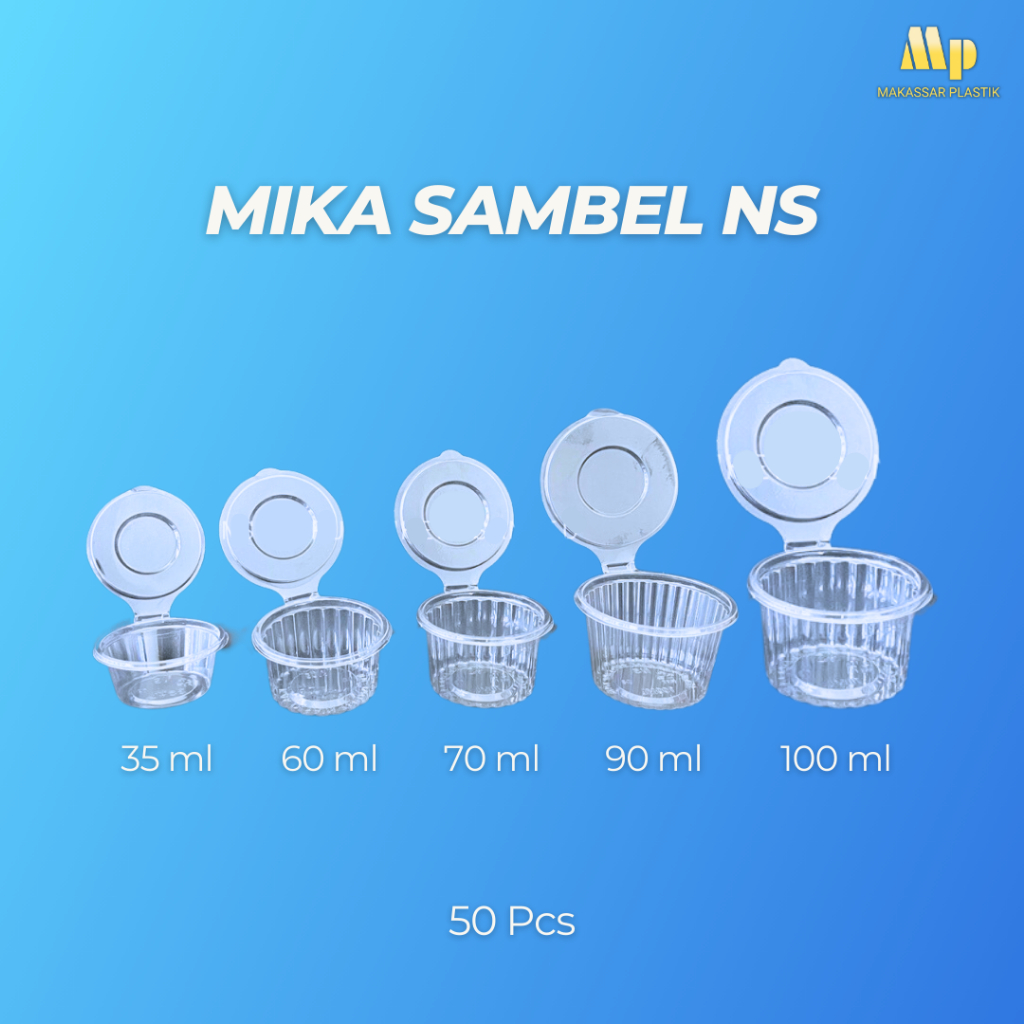 MIKA SAMBEL NS / MIKA SAMBEL / TEMPAT SAMBEL @50 PCS