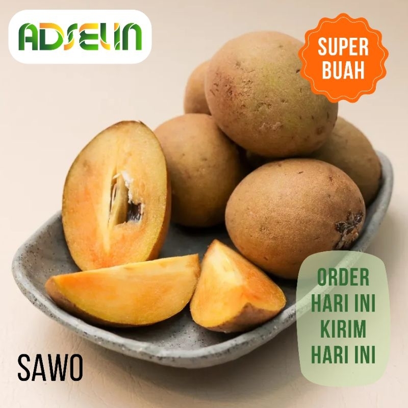 

Sawo Segar 1 Kg Bersih Buah Super