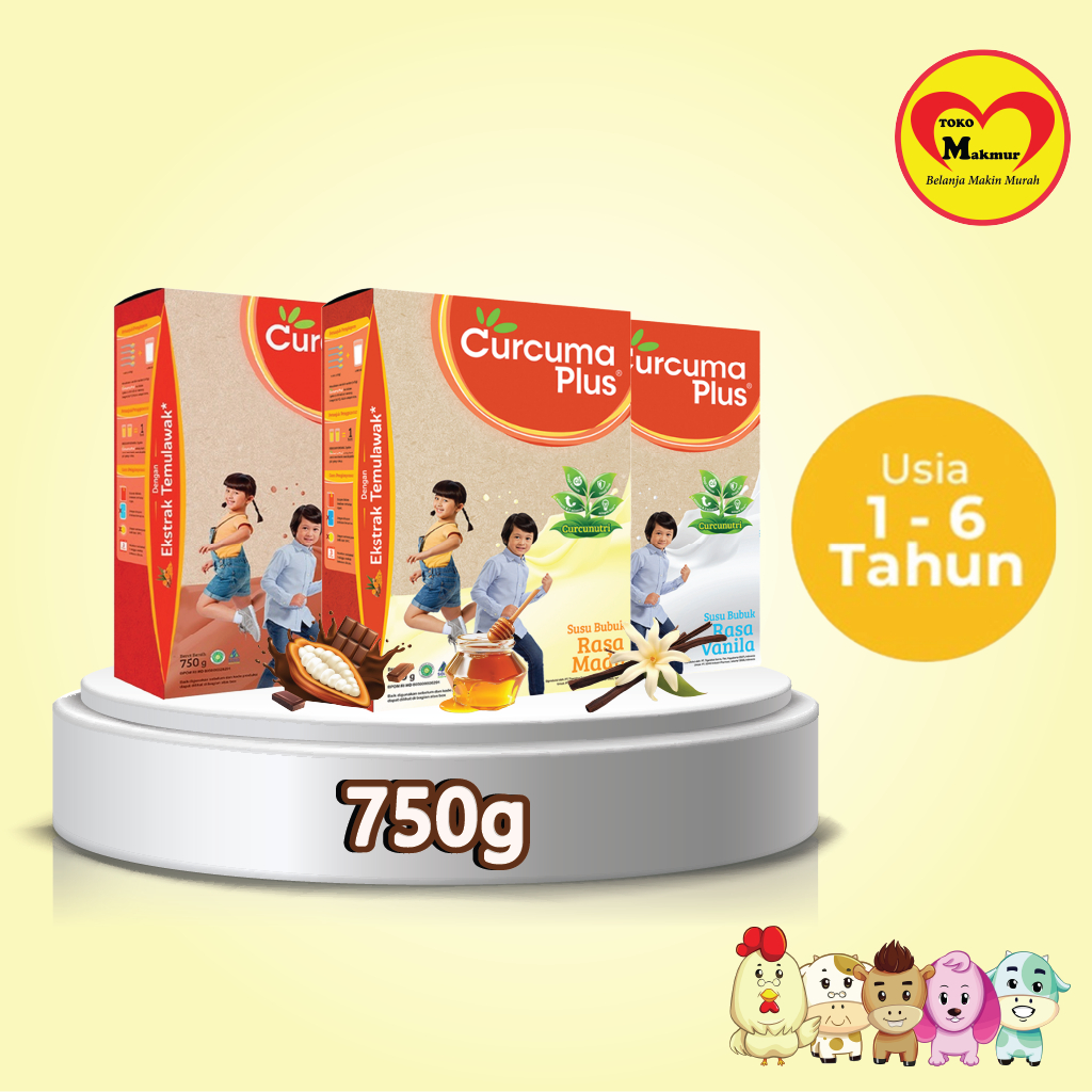 

Curcuma Plus Vanila / Madu / Coklat 750gr / Toko Makmur Kapas Krampung
