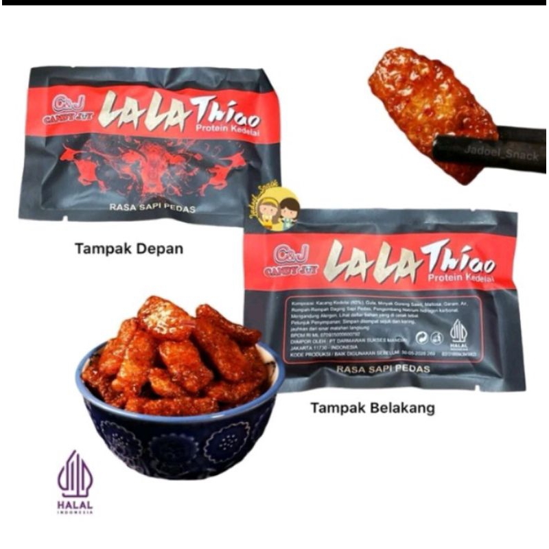 

Lala Thiao Latiao HALAL Rasa Sapi Pedas (ECERAN)