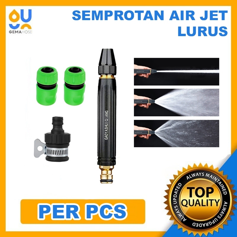 GEMA Semprotan Air Tekanan Tinggi Semprotan Air Cuci Motor Watergun Lurus Alat Semprotan Air Cuci Mo