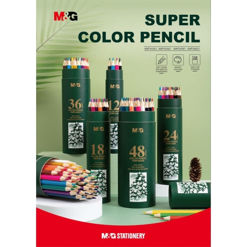 

Pensil Warna Premium M&G Tube Package