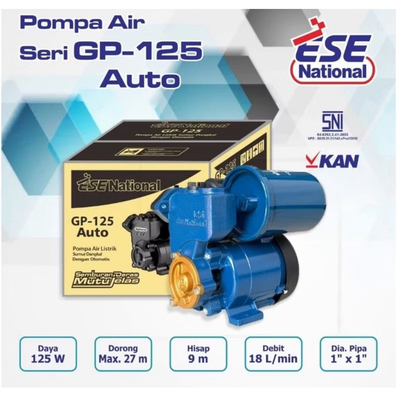 POMPA AIR GP 125 AUTO ESE NATIONAL GOOD NATIONAL 125 waat