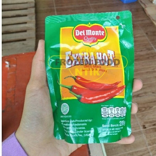 

Saos Delmonte extra hot 200 gr Frozen Food cik ntik Jambi