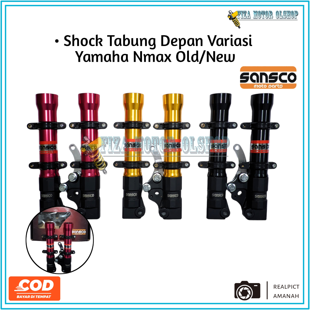 Tabung Bottom Shock Depan DBS Original Nmax Old Nmax New Merk Sansco Racing New Tabung Shock Depan N