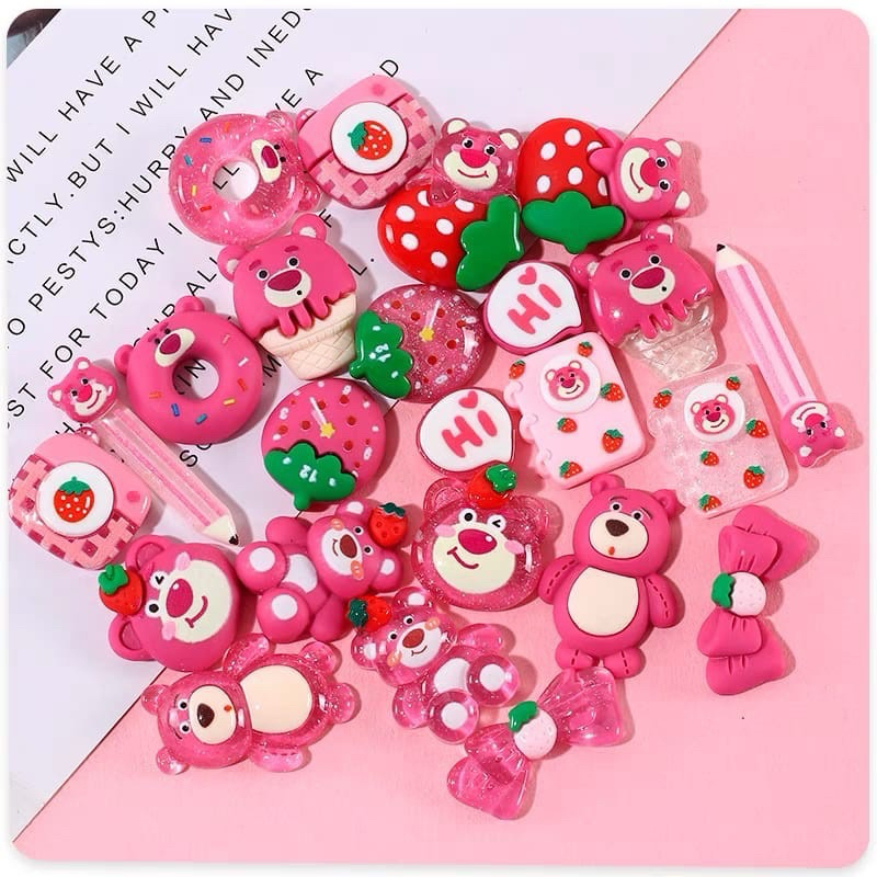

1PCS STIKER 3D MINI CARTOON LOTSO CUTE BLING SOLID FREE LEM