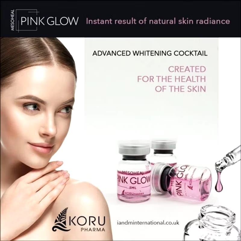 Pink glow serum pink glow skinbooster mesoheal