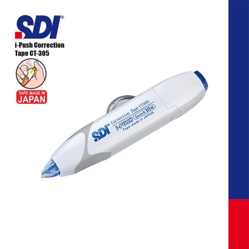 

SDI i-Push 10m Correction Tape / Tipe X 10m CT-305