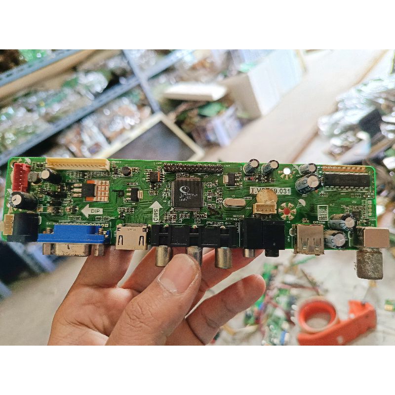 mainboard mb mesin tv led JUC 17 in