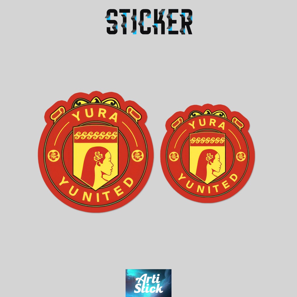 

(2 PCS) Sticker Band Series YURA YUNITED | Vinyl Laminasi anti air | ArtiStick Merch