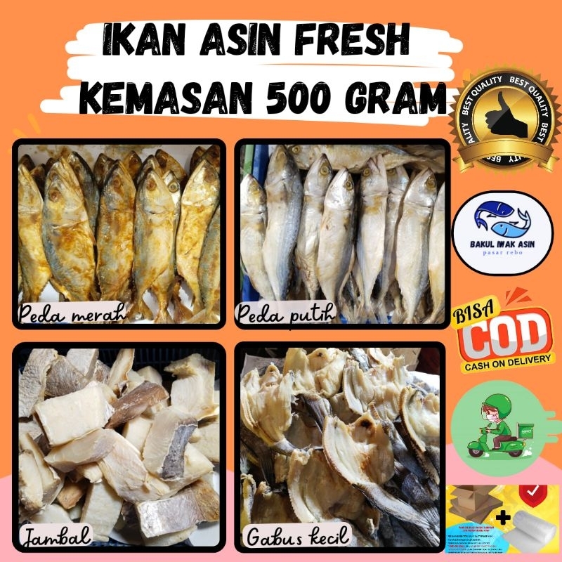 

ikan asin berkualitas/ ikan asin fres/ ikan asin murah/ ikan asin berat 500gram