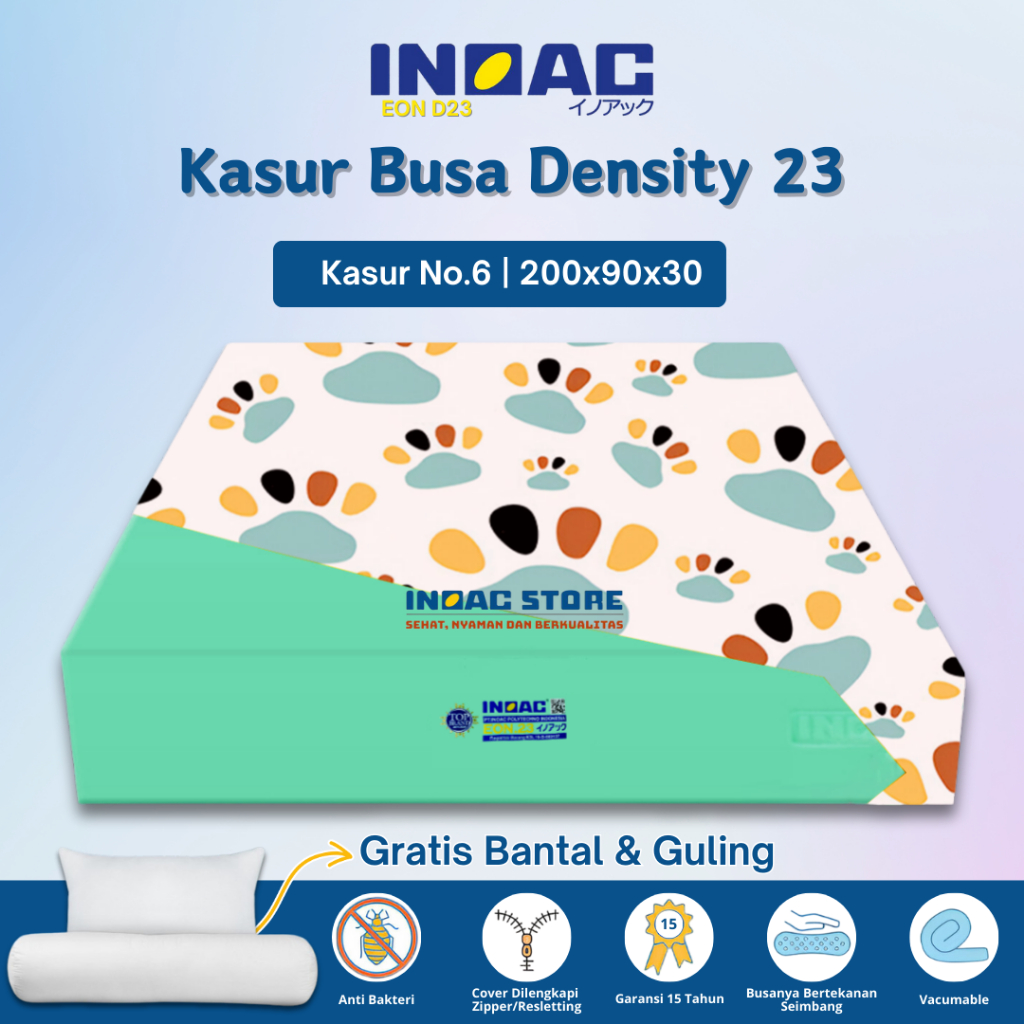 (200x90x30) Pelengkapan Kamar Tidur Kasur Inoac 200 x 90 x 30cm Garansi 20 Tahun Asli By Inoac Store