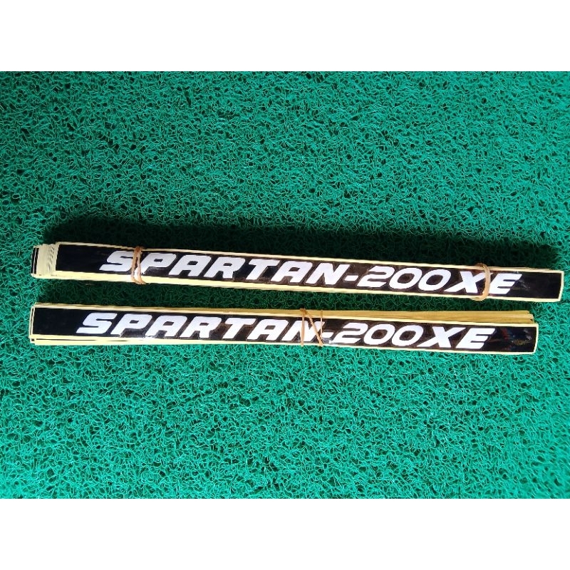 stiker tepong spartan 200 xe untuk vespa spartan barang lama