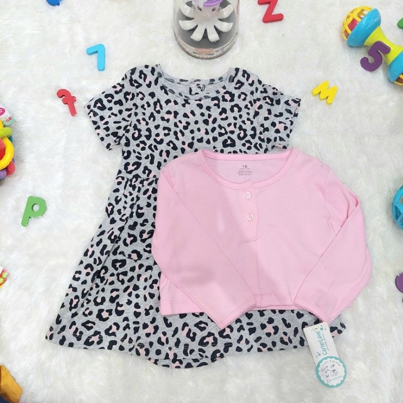 Baju Kaos Tunik + Switer Anak Cewek