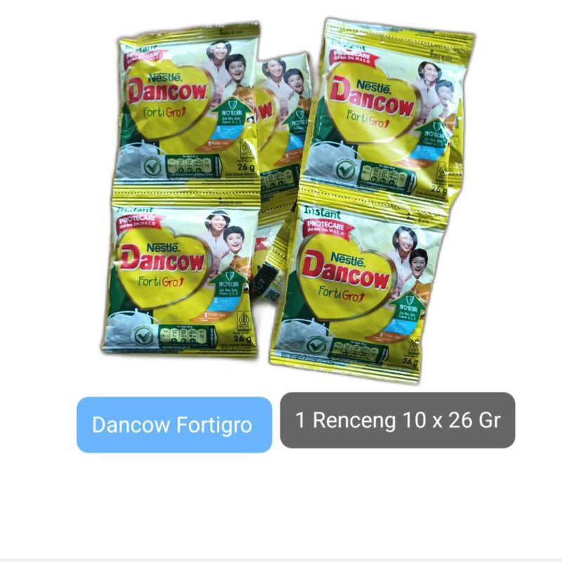 

Susu Dancow Fortigro Renceng 26 Gr