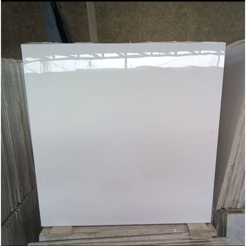 granit lantai uk 60x60 solid white indogres