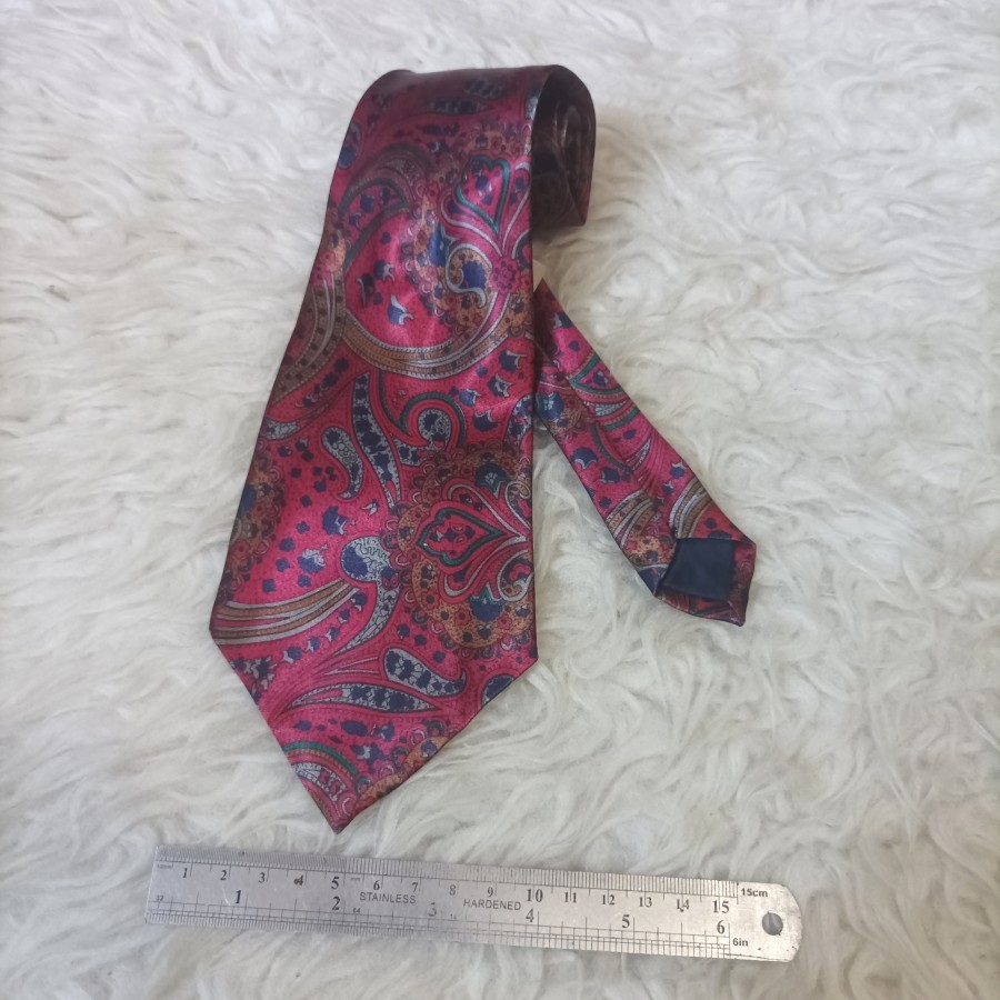 dasi diz-zy paissley pattern silk neck tie