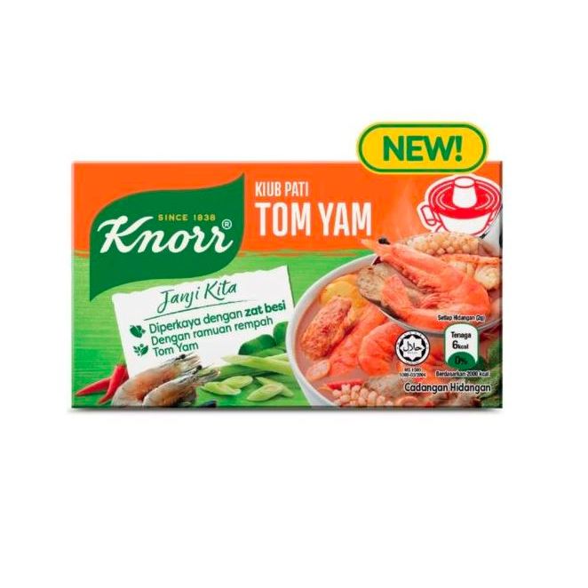 

Knorr Tomyam Stock Cubes / Kaldu Pati Tomyum Isi 6 Cube Kaldu Tom Yum