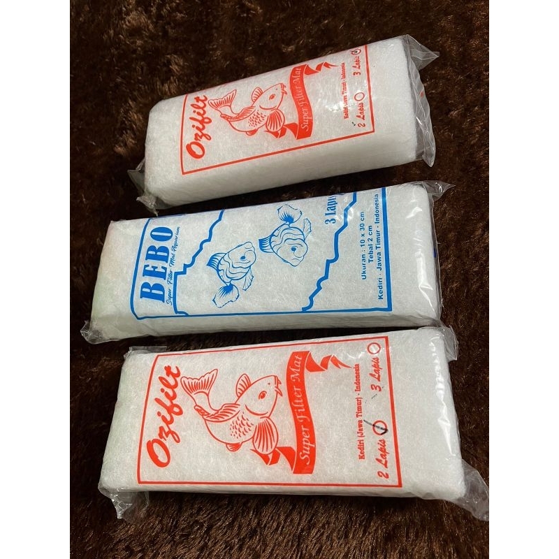 (BEST PRODUCT)Filter Aquarium/Penyaring air Aquarium/Kapas Filter Aquarium/Kapas Aquascape/Kapas Fil