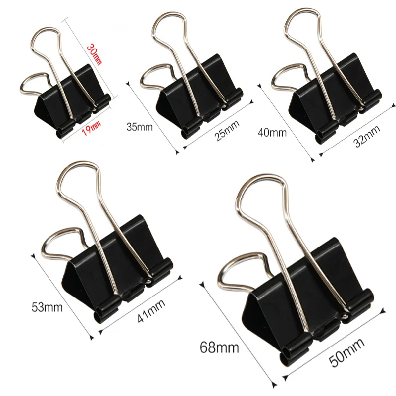 

[1 Kotak] Binder Clip Murah 105, 107, 111, 155, 200, 260 / Binder Klip / Penjepit Kertas Murah