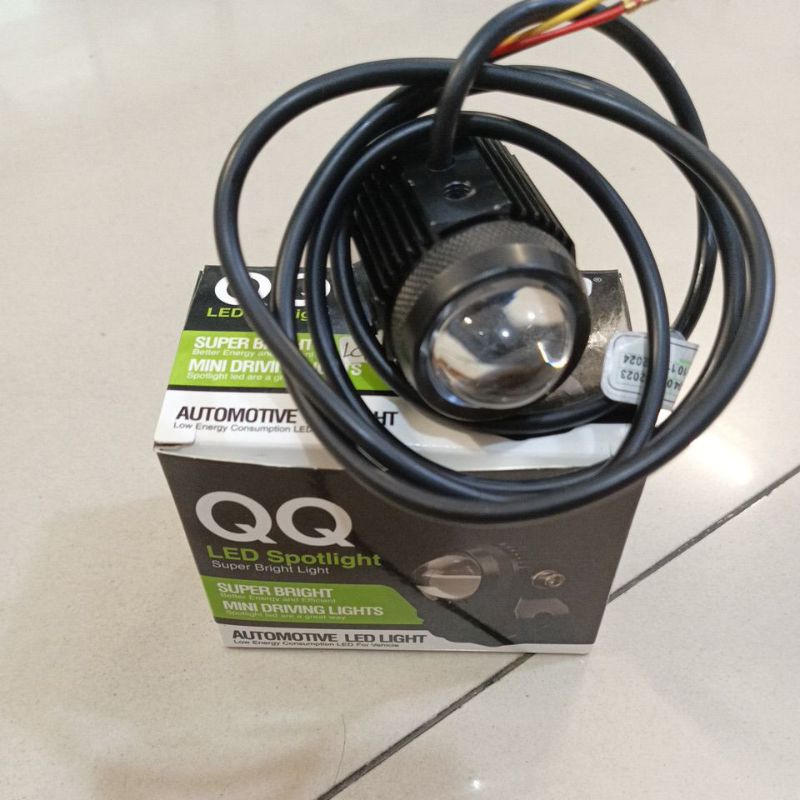 LED PROJIE mini laser QQ ORI ECO9 putih/kuning