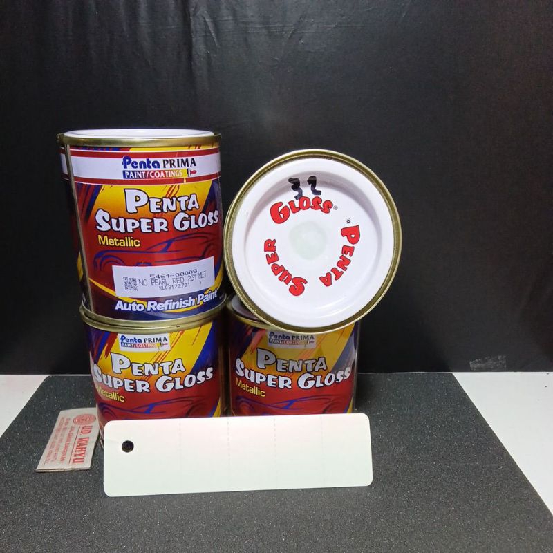 S00008  CAT DUCO MUTIARA LEMBAYUNG MERAH PEARL RED 231 METALIK PENTA