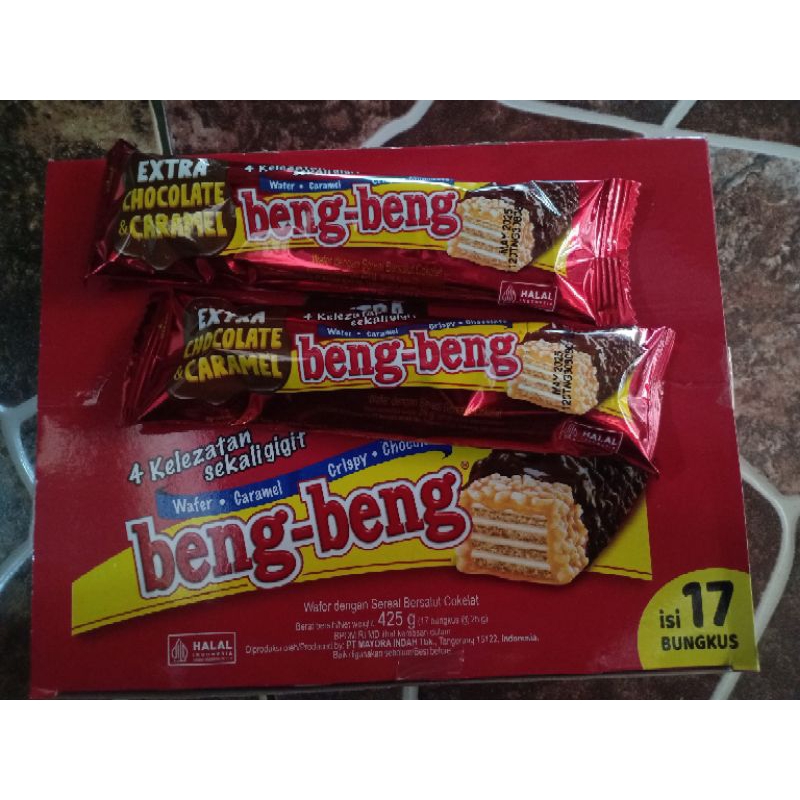 

Beng-Beng wafer caramel 25g 1box 17pcs