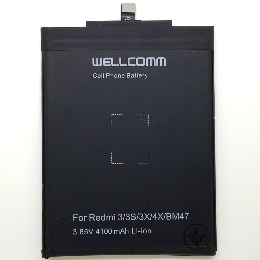 Baterai Xiaomi Redmi 3 Pro 3x 4x BM47 Batre BM47 Wellcomm