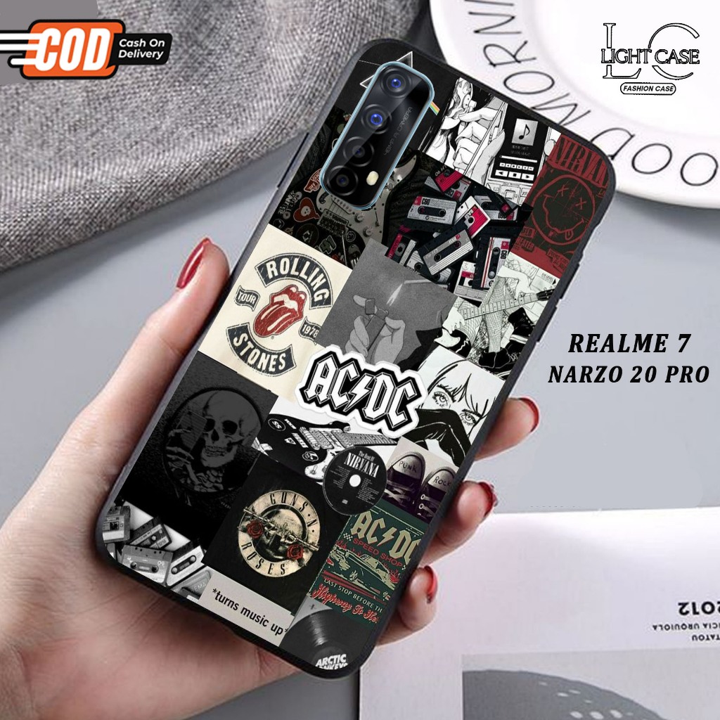 CASE GLOSSY REALME 7 / REALME NARZO 20 PRO dan ALL TYPE SMARTPHONE & ANDROID Bisa request tipe Cassi