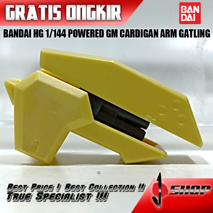 BANDAI HG 1/144 POWERED GM CARDIGAN ARM GATLING HG2402