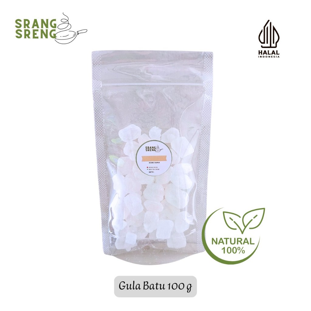 

Gula Batu / Lump Sugar 100 g | Rempah Herbal & Bumbu Dapur