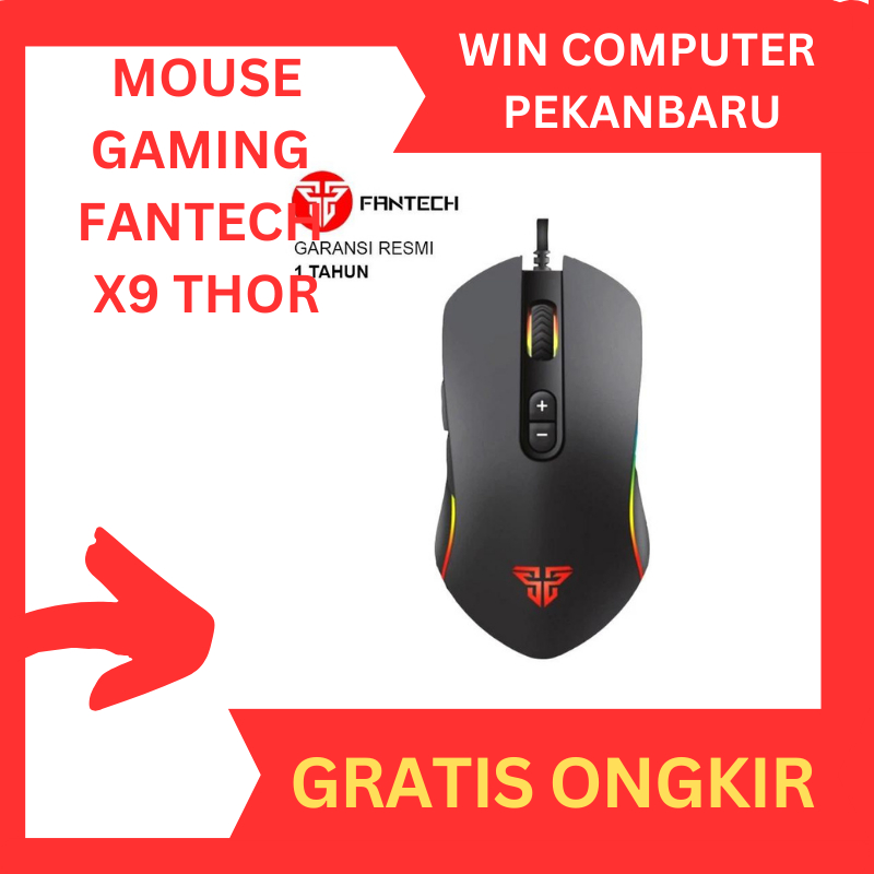 Mouse Gaming Fantech THOR X9 Macro Gaming Mouse