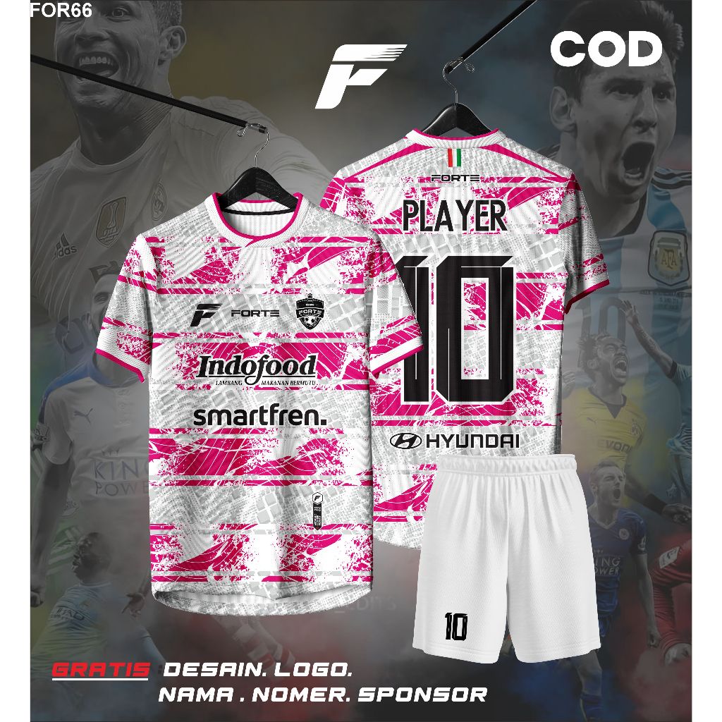 JERSEY FUTSAL CUSTOM PINK MURAH GANTI NAMA DAN NOMOR PUNGGUNG SIZE ANAK DEWASA KEKINIAN KEREN