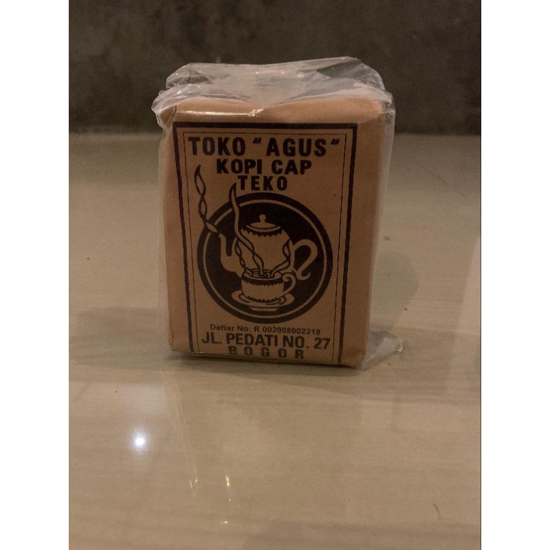 

kopi cap teko, kopi legenda asli bogor, kopi hitam tanpa gula