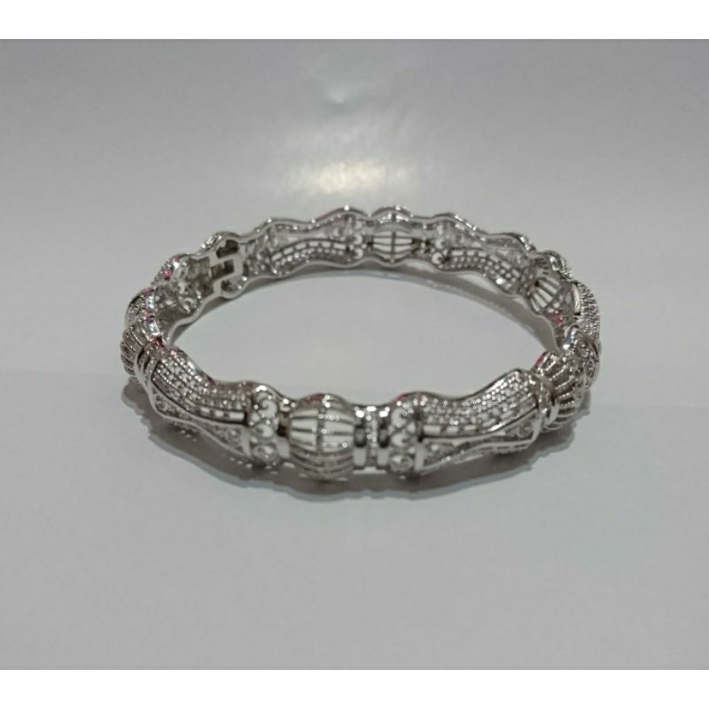Gelang Xuping Bangle Ukir Silver