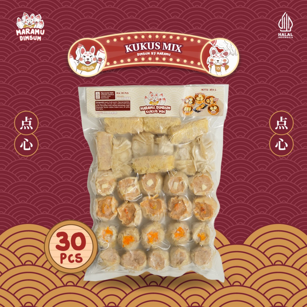 

Dimsum Mix Kukus Isi 30 by Maramu Dimsum Jember Indonesia Halal (Frozen/Home Made/Fresh)