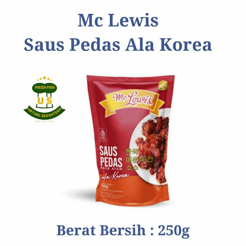 

MC Lewis Saus Pedas Ala Korea 250g saos Mc Lewis korea Saos korea saos Saus Mc lewis Korea Saus pedas korea