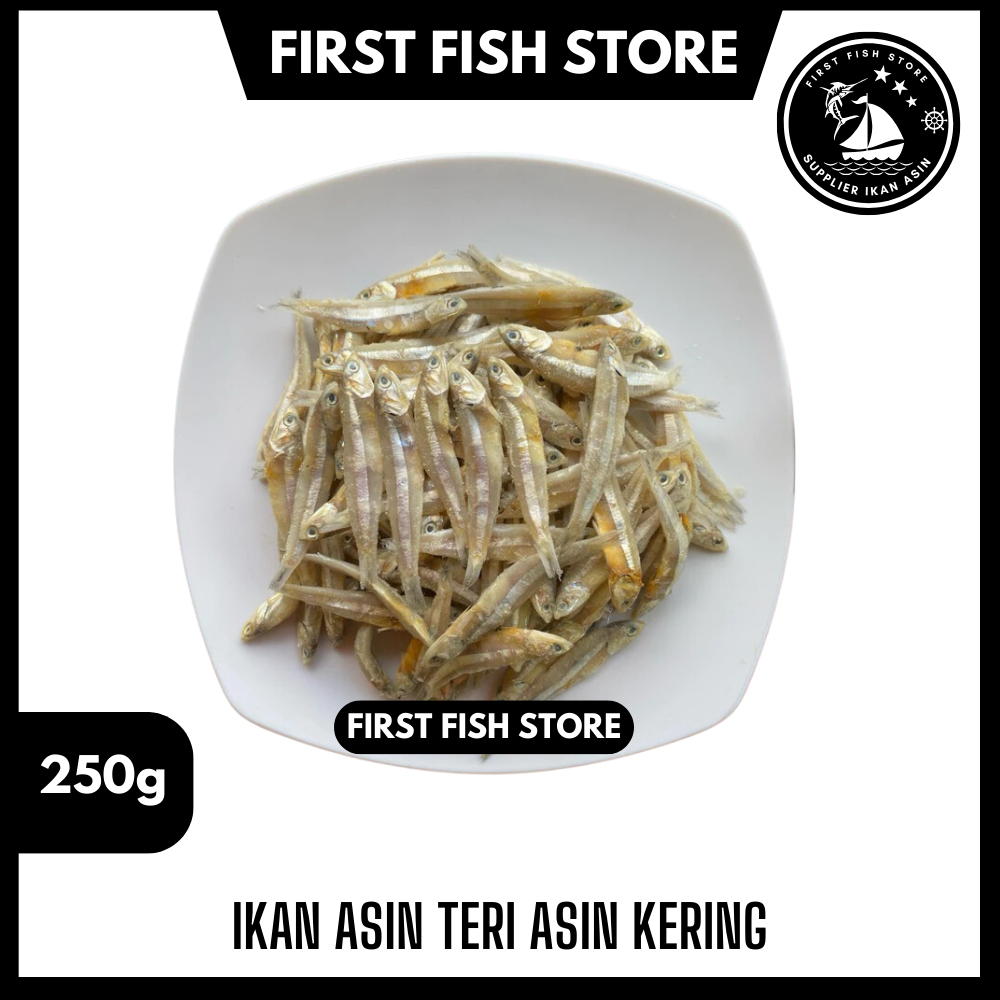 

Ikan Teri Asin Kering 250 Gram Cita Rasa Asin Laut