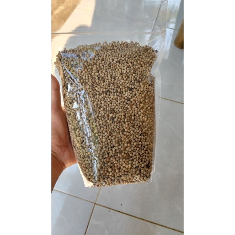 

Lada Putih Butir 1kg/ merica kering jemur kualitas premium