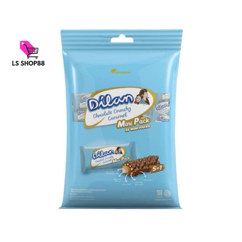 

DILAN Choco Crunchy Caramel Mini pack isi 25 pcs