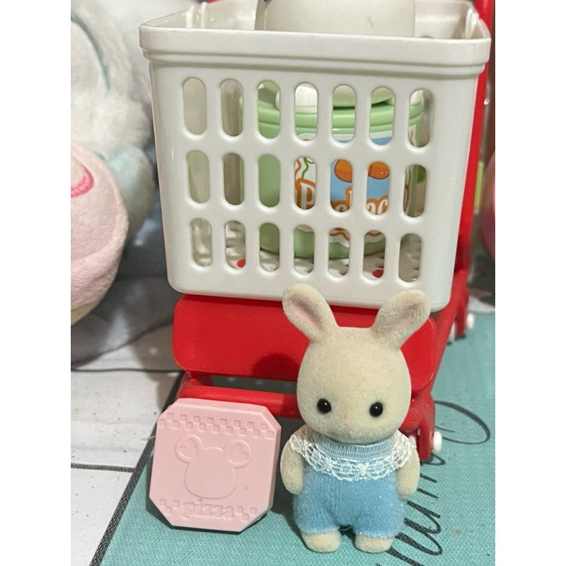 sylvanian milk rabbit baby outdoor series