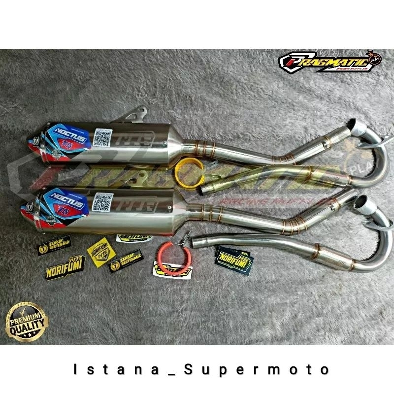 Exhaust Muffler Noctus T5 1Set for Xr 150 Xr200 Xtz 125 Crf 150 l Klx 150 s g l Klx Dtracker inlet 3