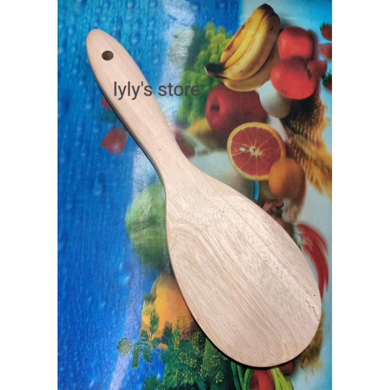 CENTONG NASI KAYU BESAR ENTONG KAYU BESAR