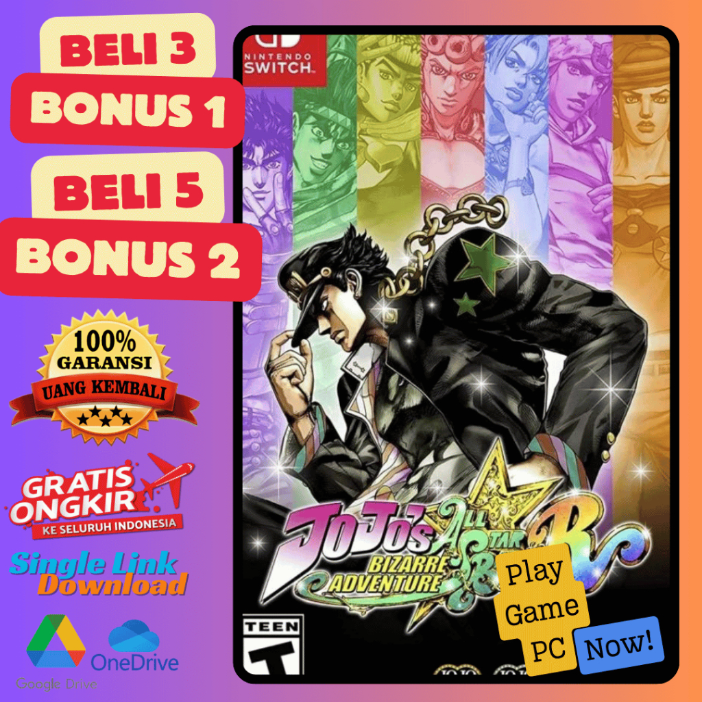 JOJOS BIZARRE ADVENTURE ALL-STAR BATTLE Game PC dan Laptop - Download Single Link