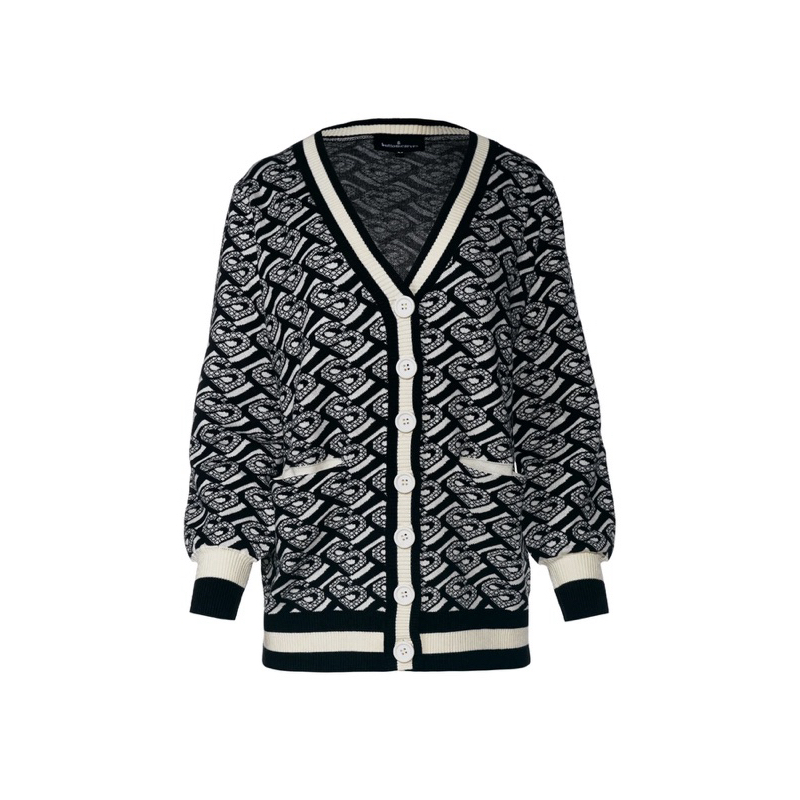 [NEW] AS IS BUTTONSCARVES Cardigan - Bimu Cardigan with Button - Black (Size M)