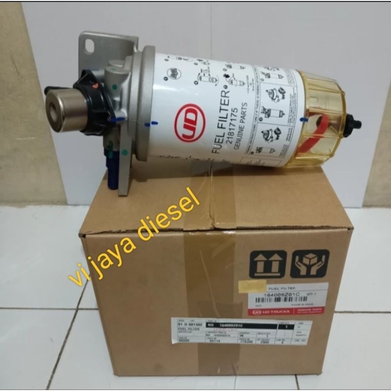 FUEL FILTER HOUSING FILTER SOLAR UD TRUCK NISSAN QUESTER CWE 280 GENUINE PART 164009Z01C